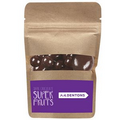 Resealable Kraft Pouch w/ Dark Chocolate Super Fruits